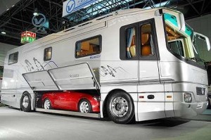 This RV brings a whole new level to the term Extreme Camping. 