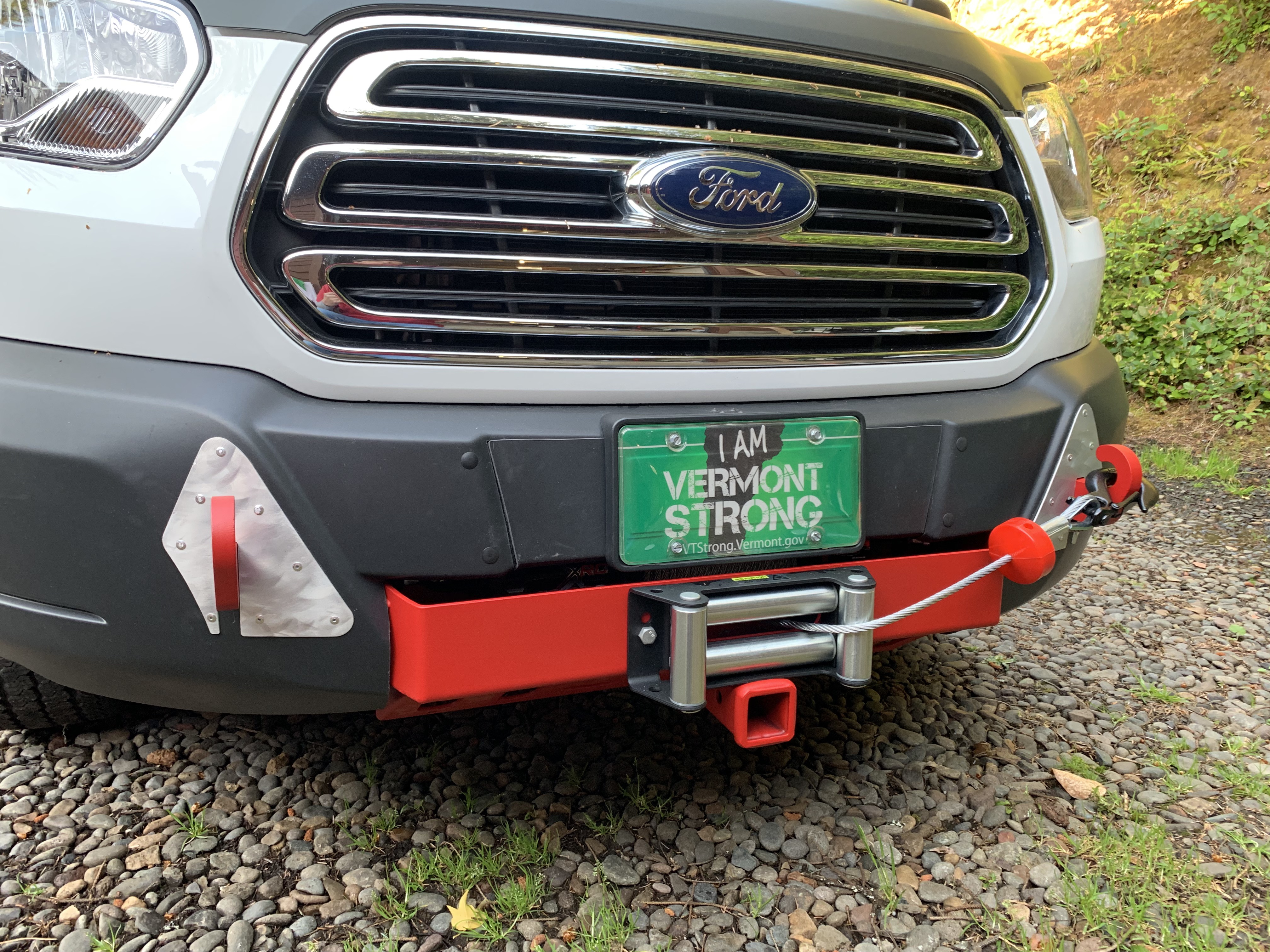 ford transit winch bumper